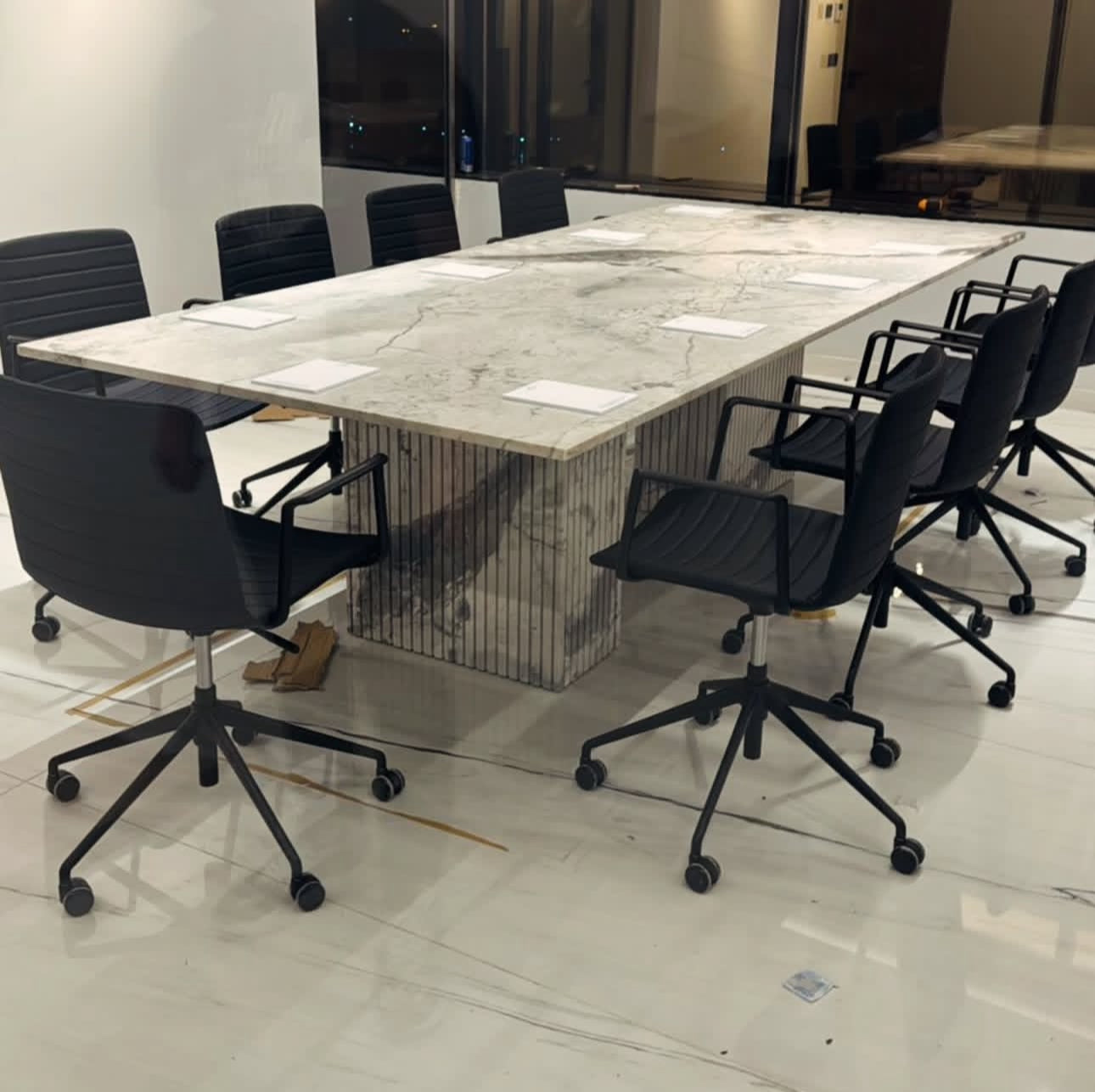 Ten-person simple conference table