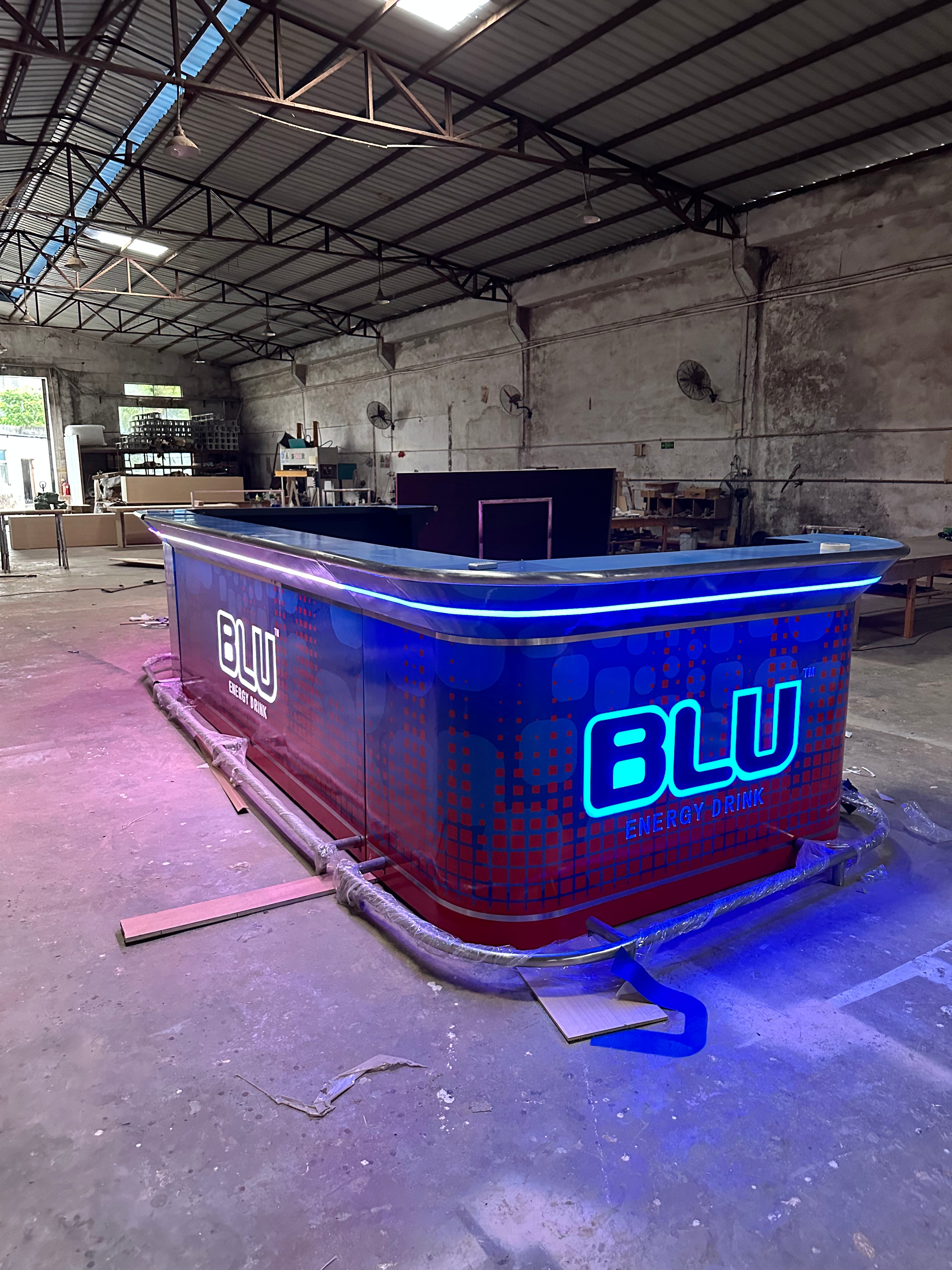 LED Multi-functional Color-Changing Ultra-Long Bar Counter