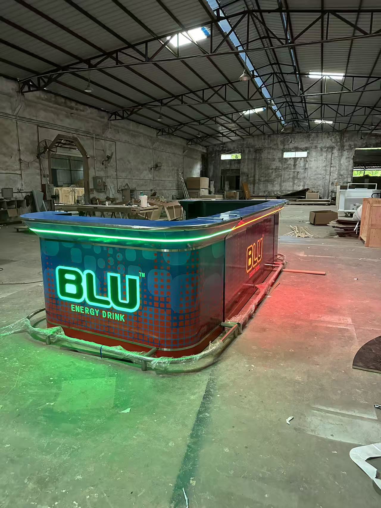 LED Multi-functional Color-Changing Ultra-Long Bar Counter