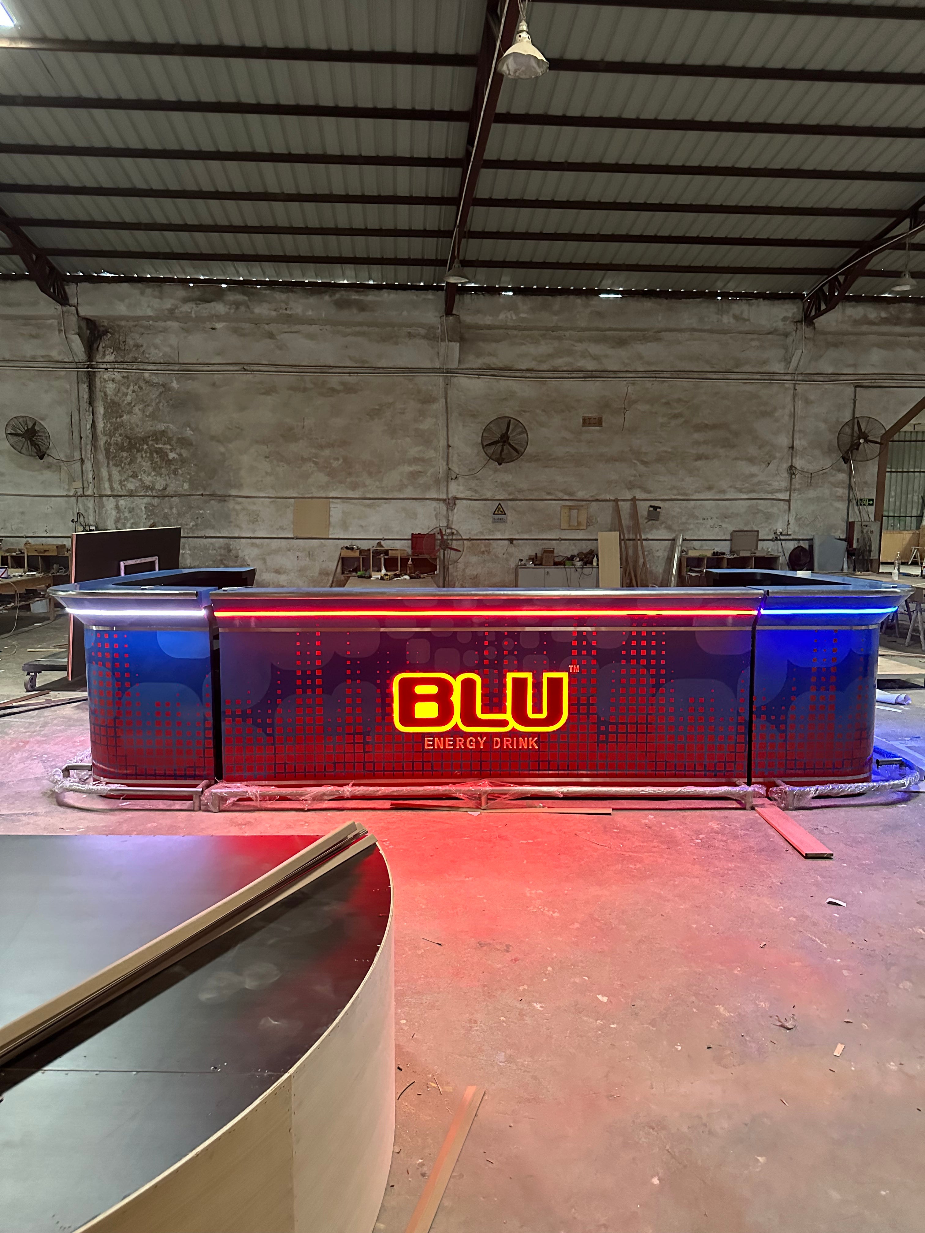 LED Multi-functional Color-Changing Ultra-Long Bar Counter