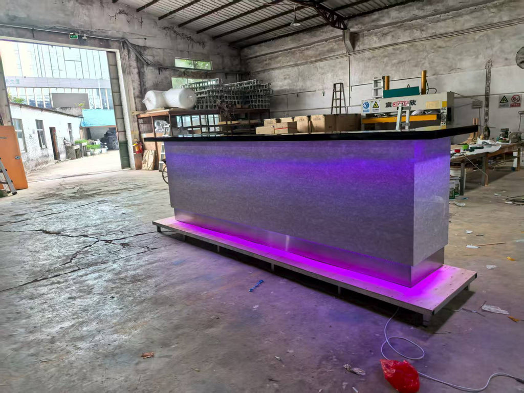 Luxury custom artificial marble reception desk