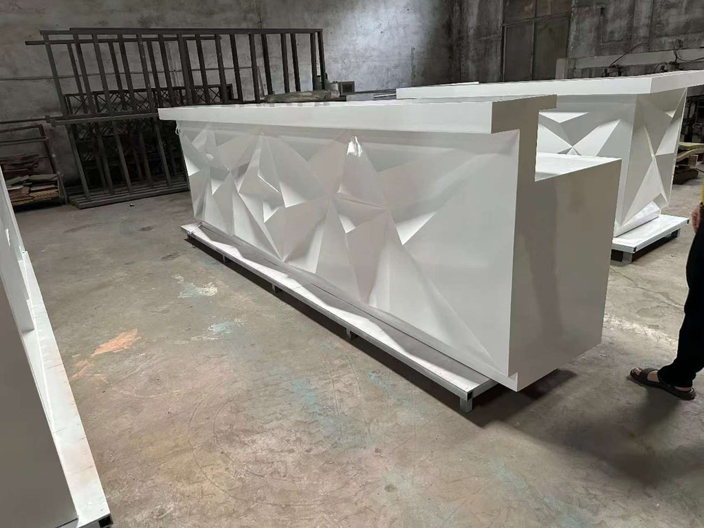 Customized spa bar fitness center reception desk