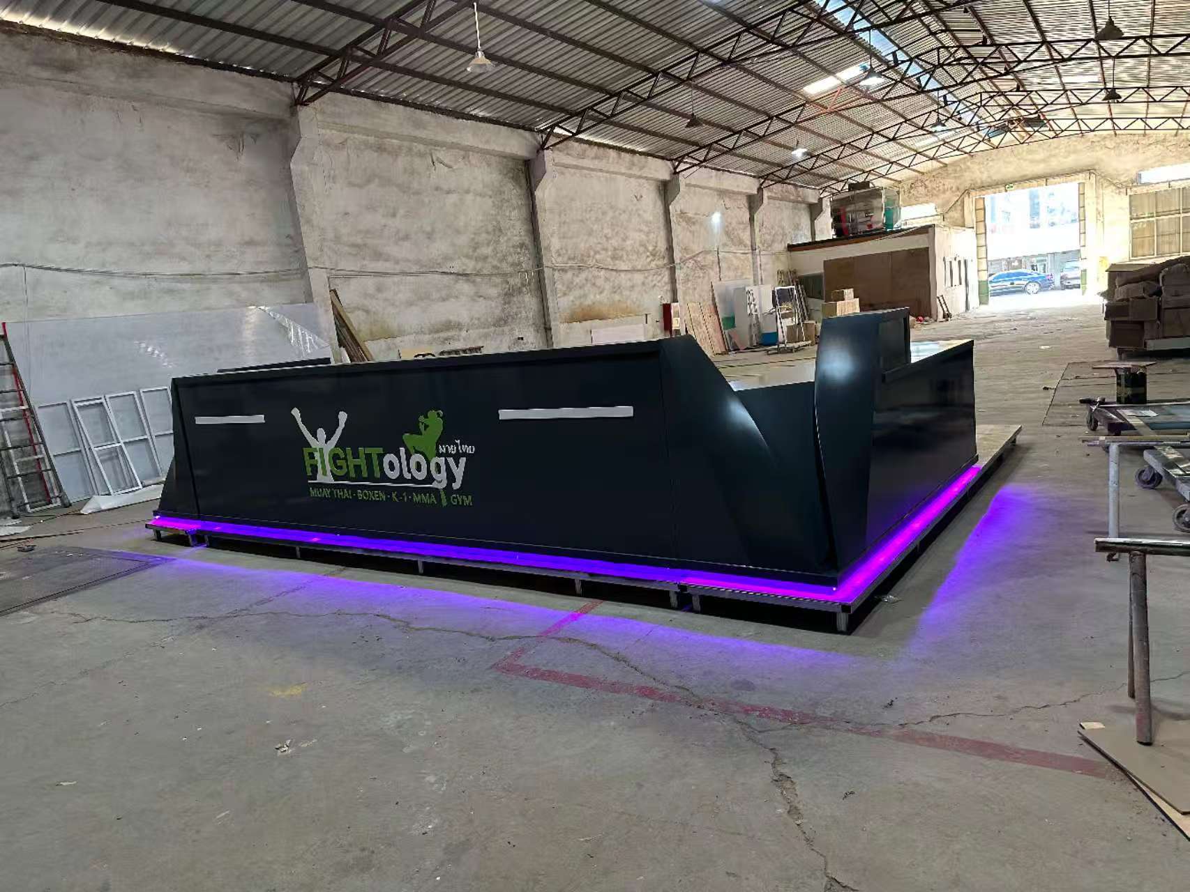 L-shaped LED light commercial furniture hotel nightclub beer bar
