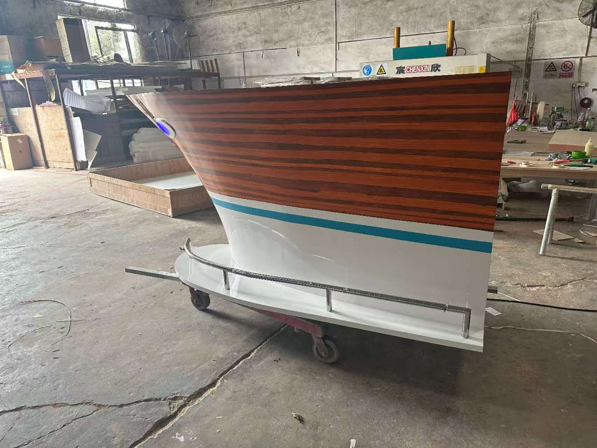 LED striped boat-shaped bar