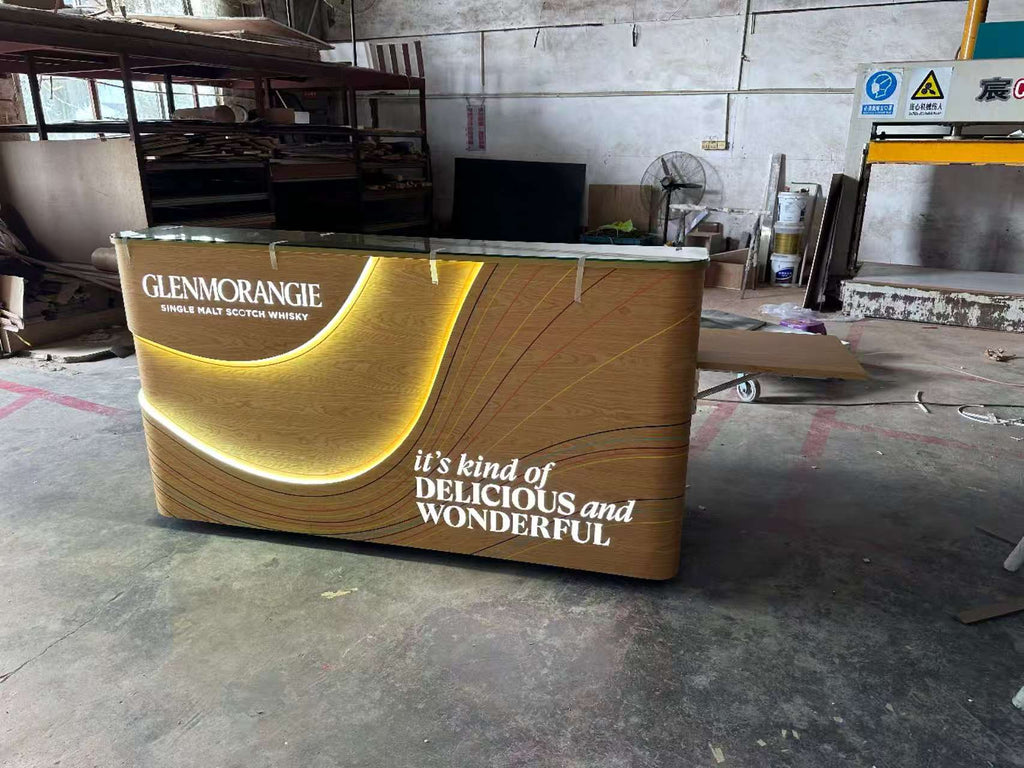 Small private custom reception desk