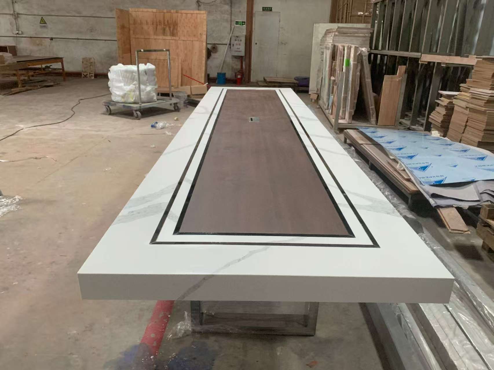 14-person conference table exported from Italy