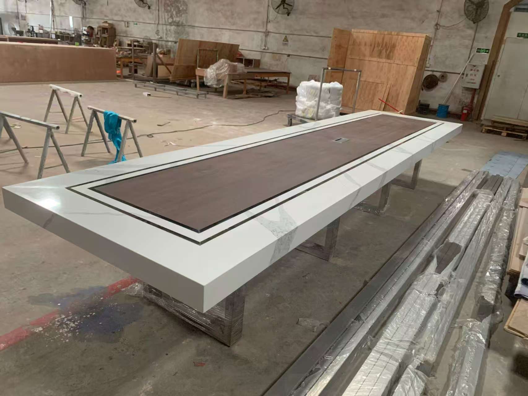 14-person conference table exported from Italy