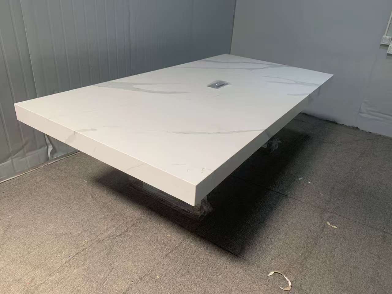 Custom design white conference room table modern meeting table