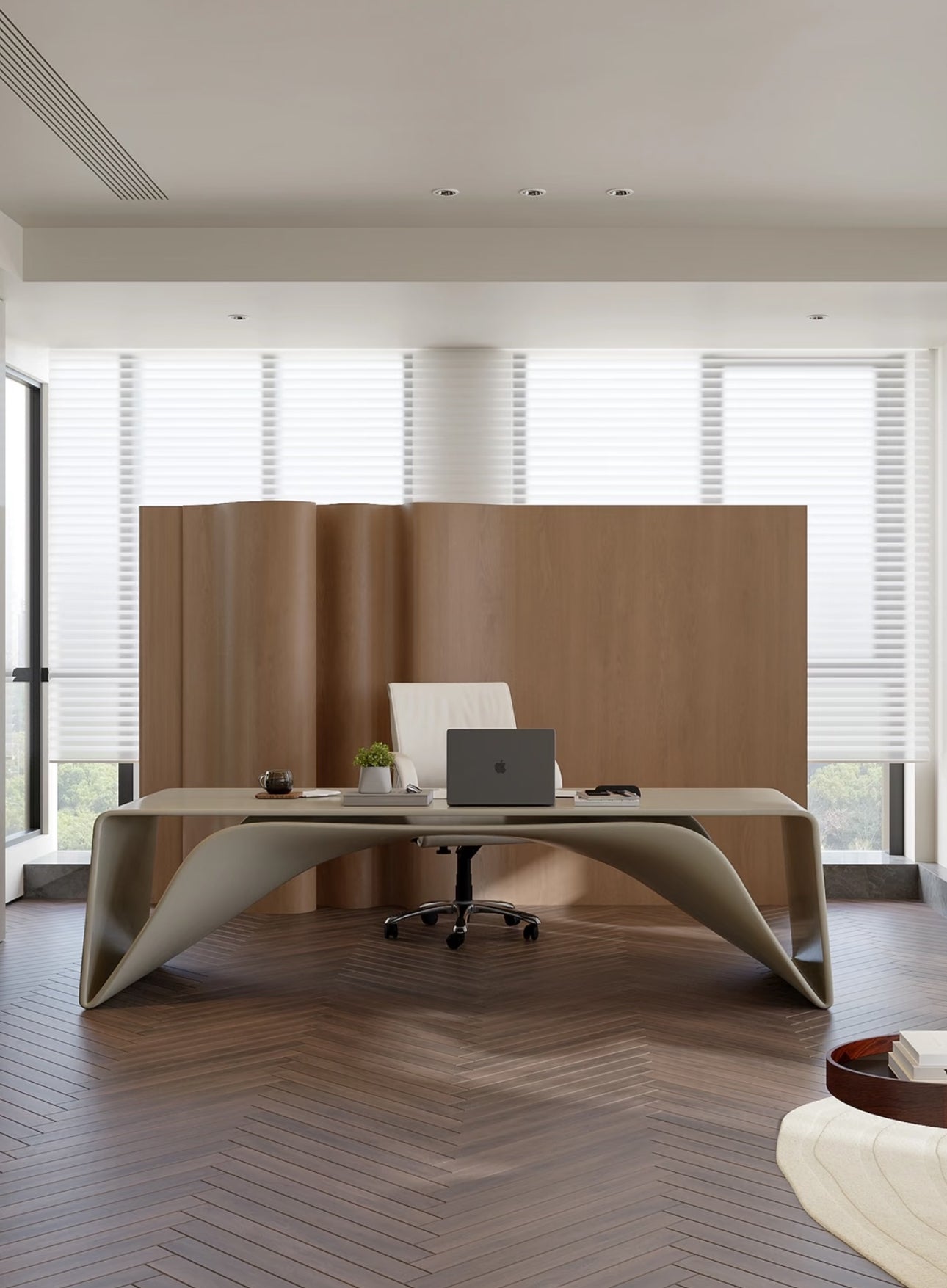 Modern simple special-shaped desk