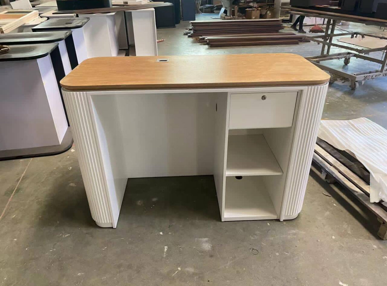 Store cashier counter design