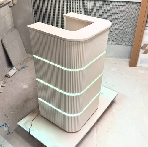 LED single high-end reception desk