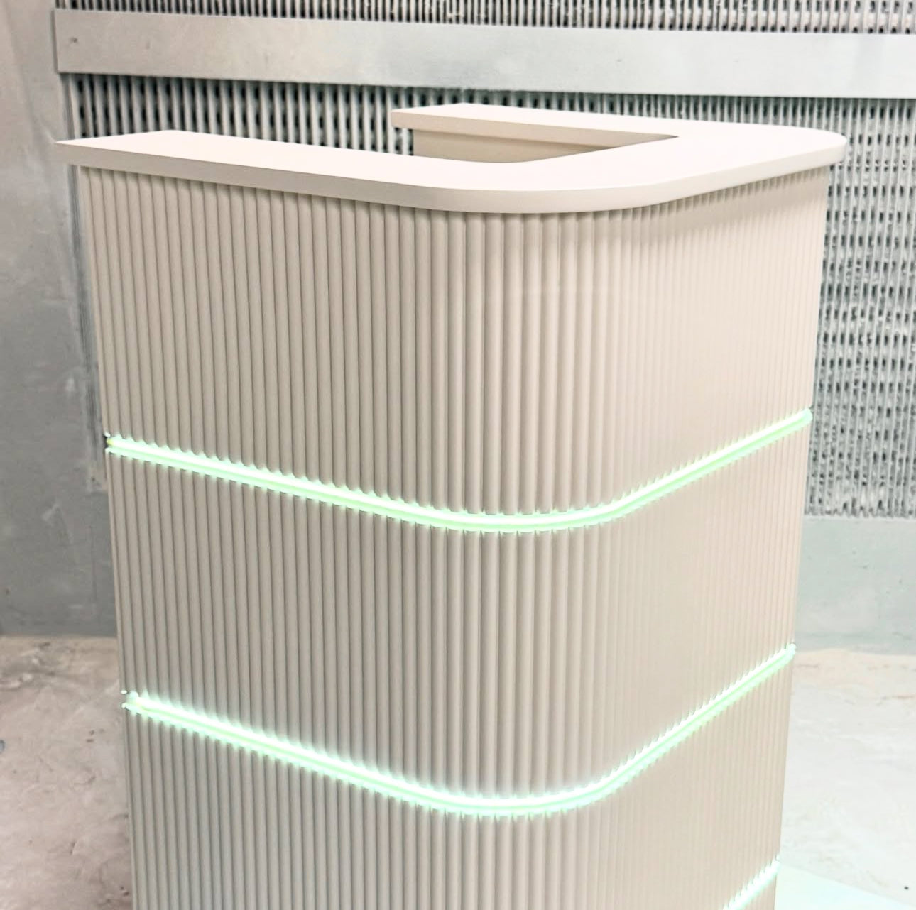 LED single high-end reception desk