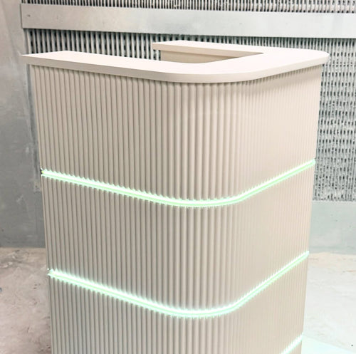 LED single high-end reception desk