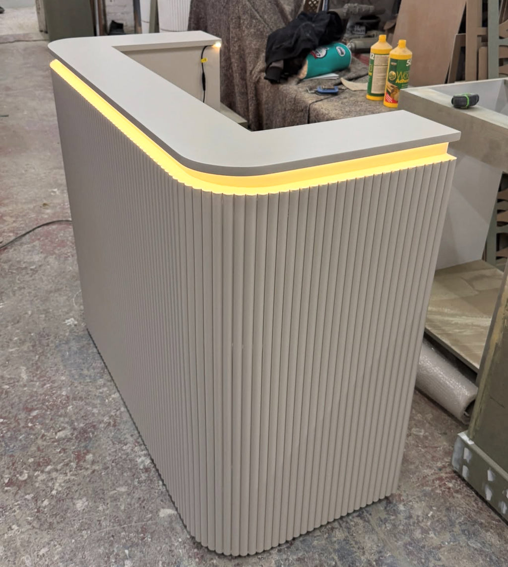 LED double high-end reception desk