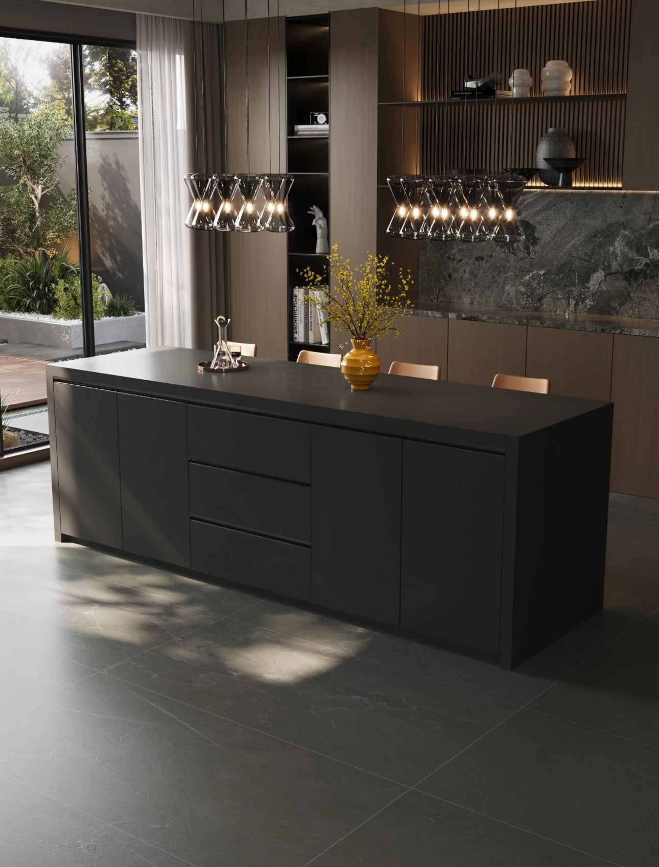 Artificial stone simple style bar