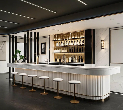 LED Corian high-end bar counter