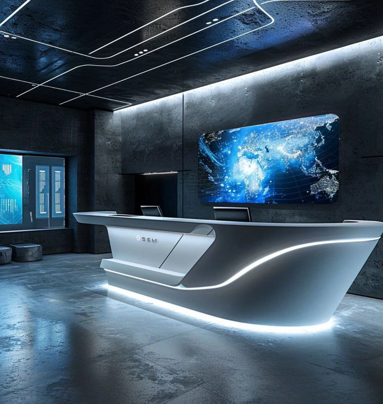Modern cool reception desk