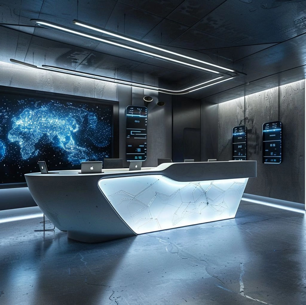 Modern cool reception desk