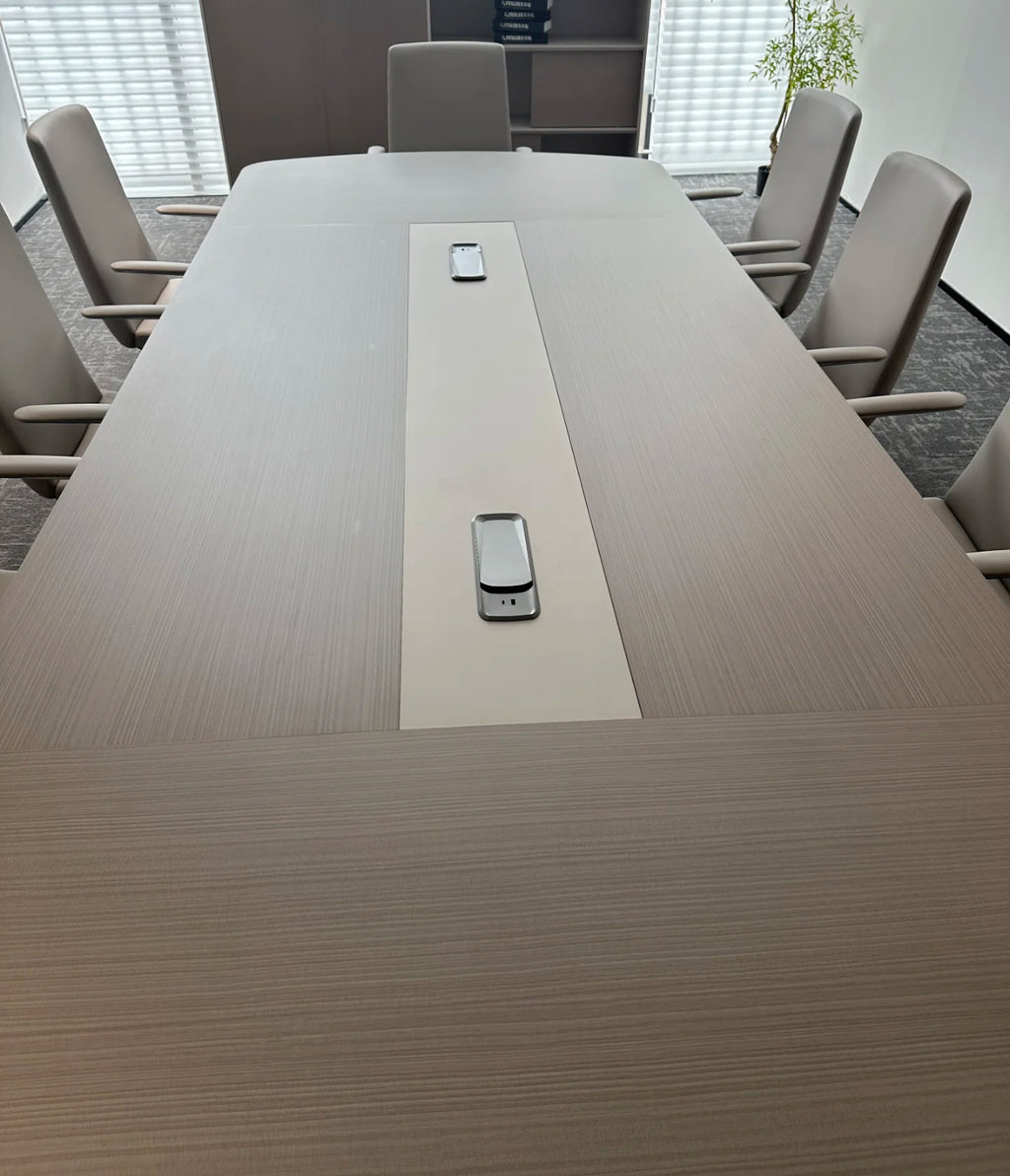 Nine-person simple conference table