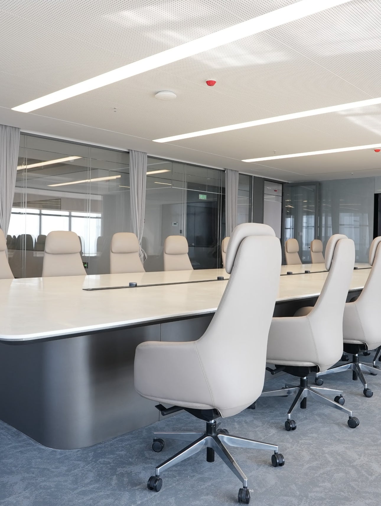 Sixteen-person luxury conference table for the group