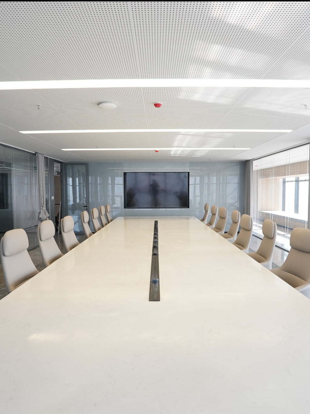 Sixteen-person luxury conference table for the group