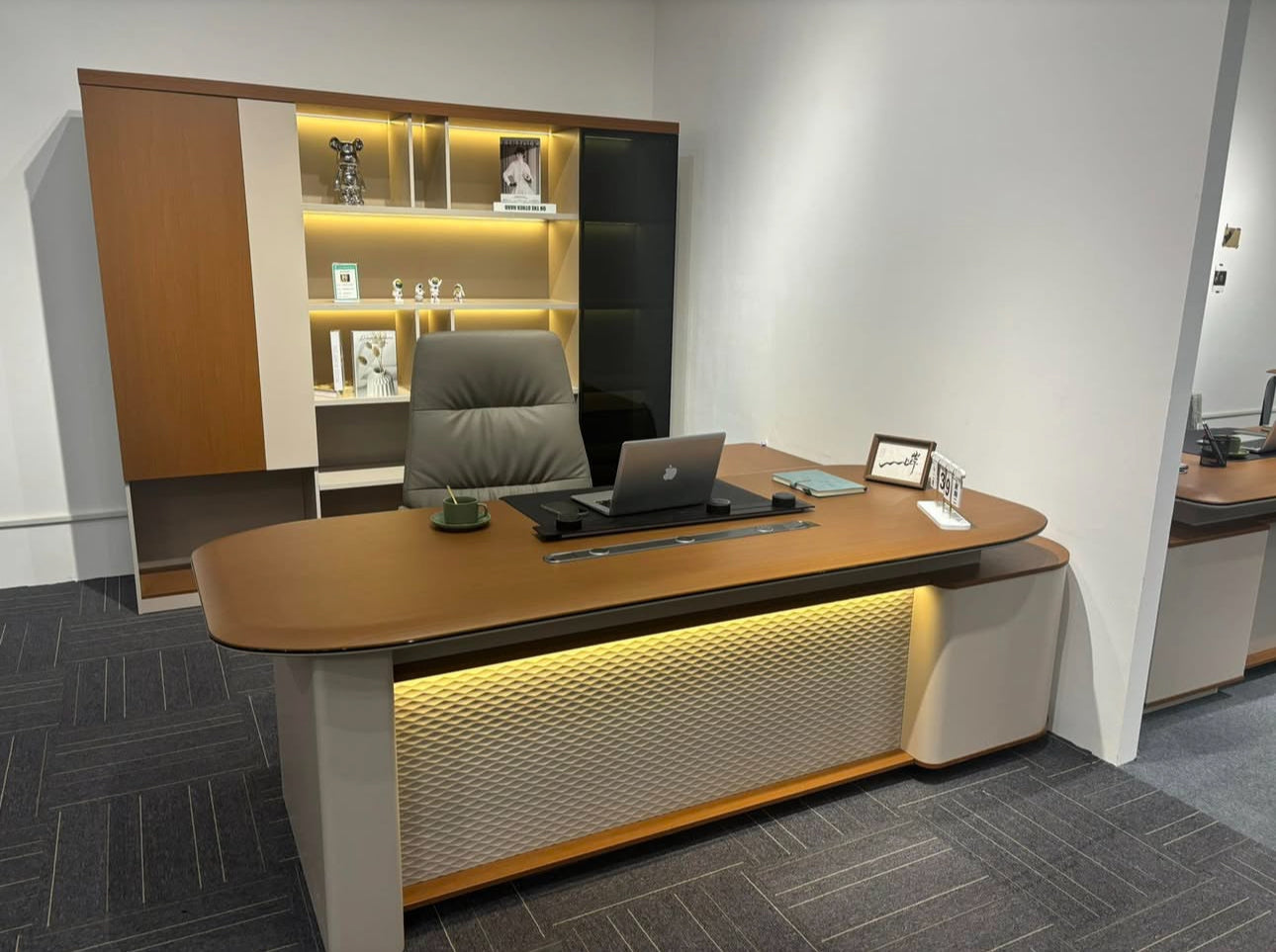 Full set of design LED CEO desk