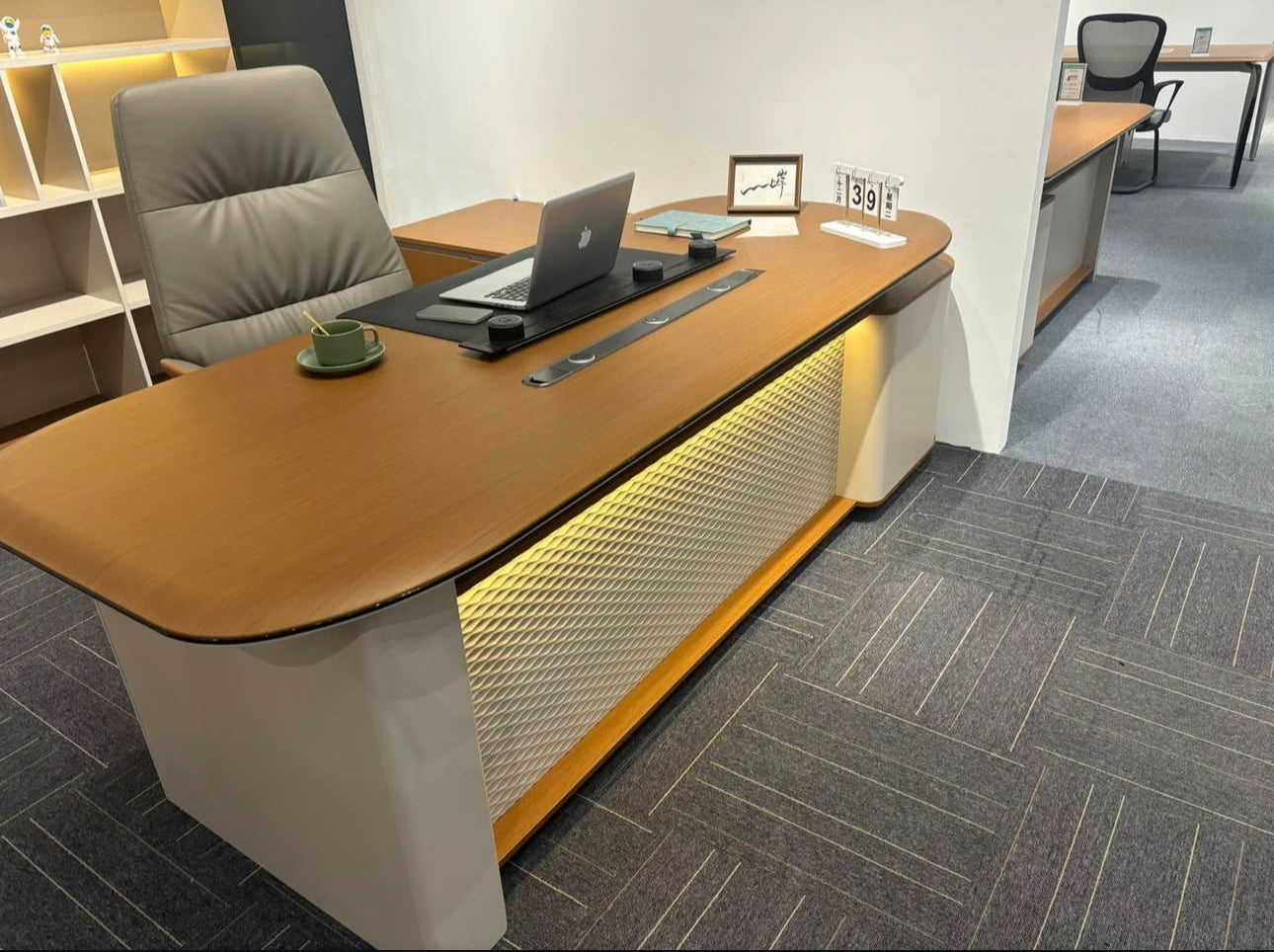 Full set of design LED CEO desk