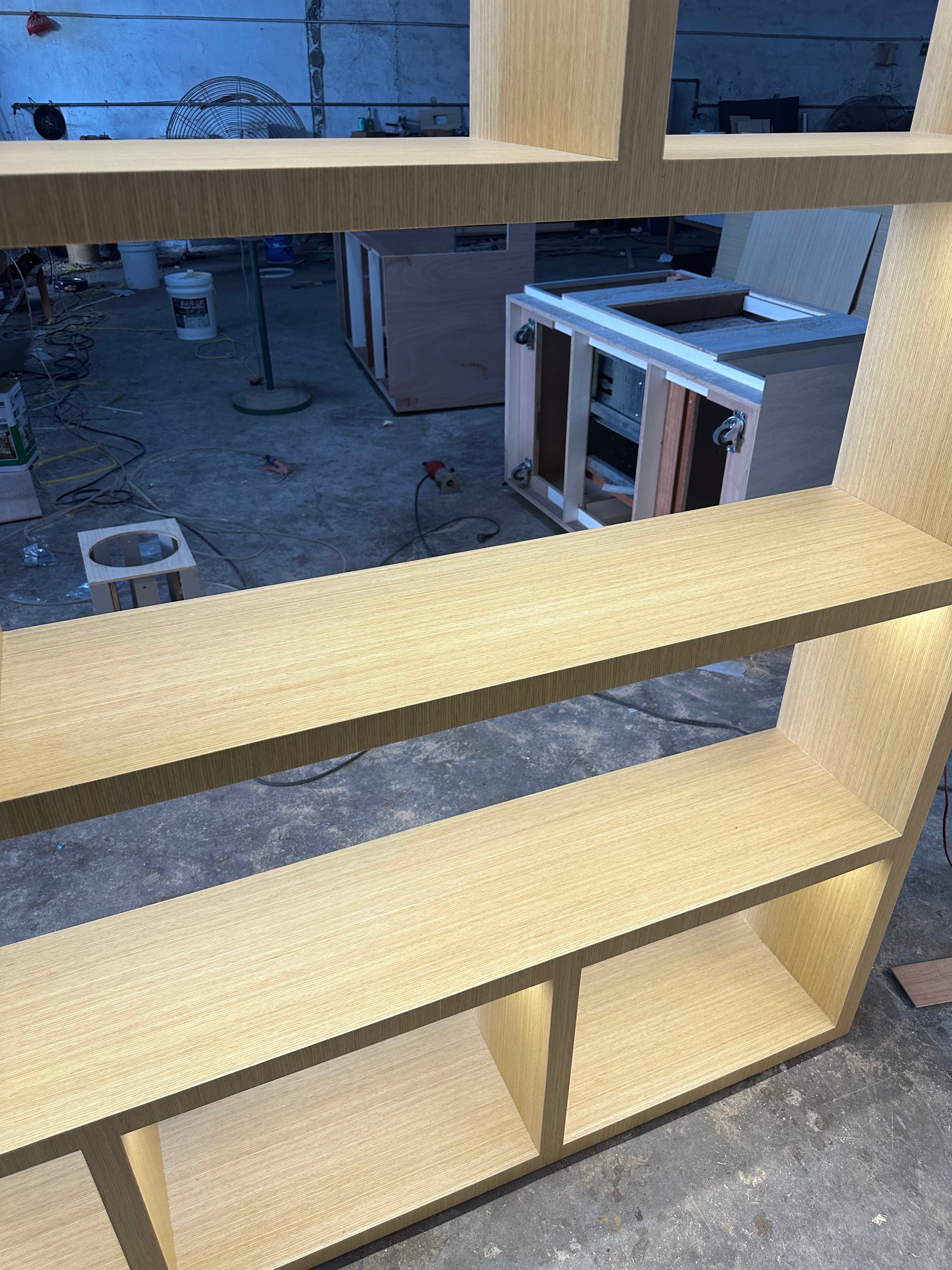 Modern wooden full set design desk