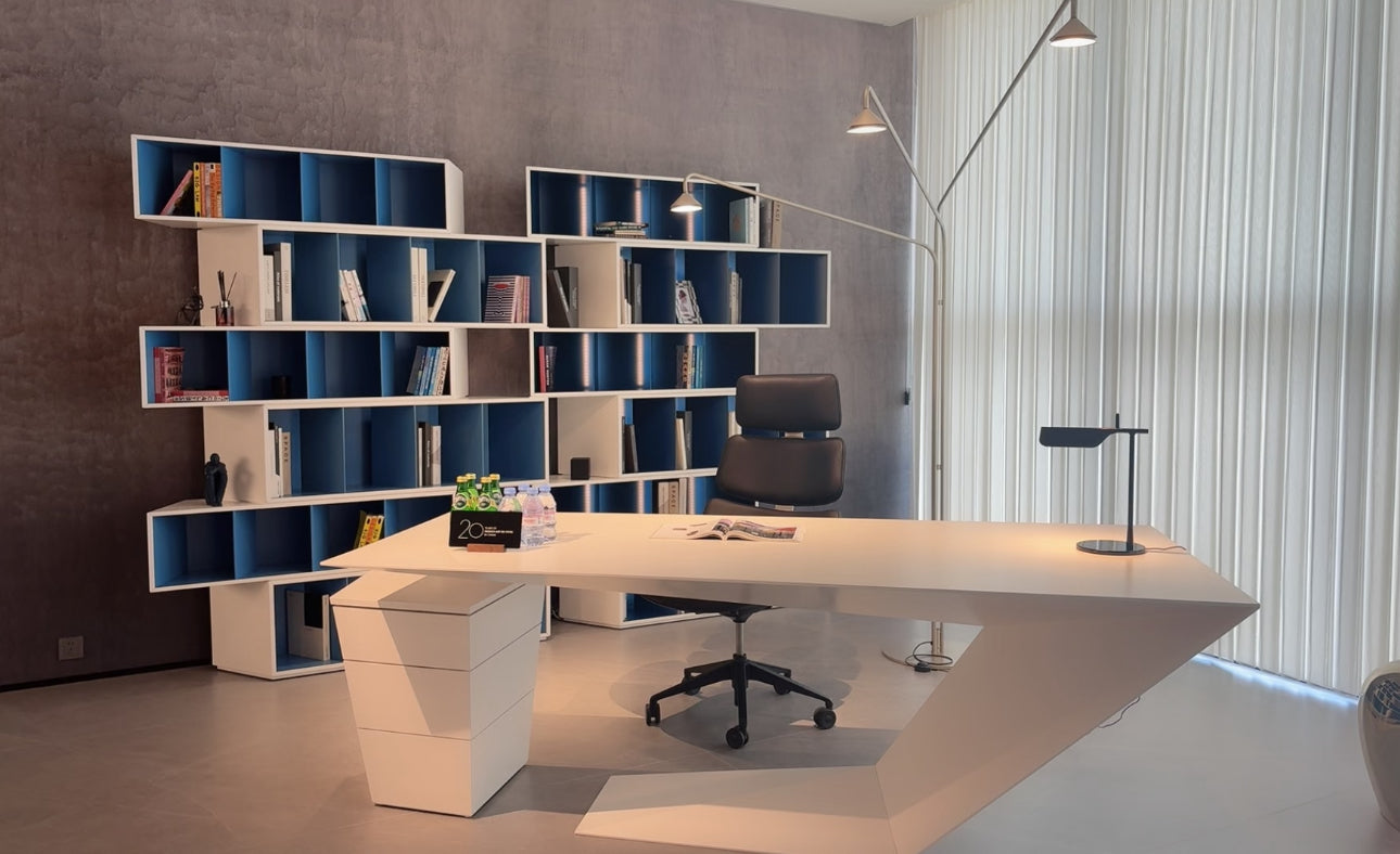 Special-shaped high-end design desk