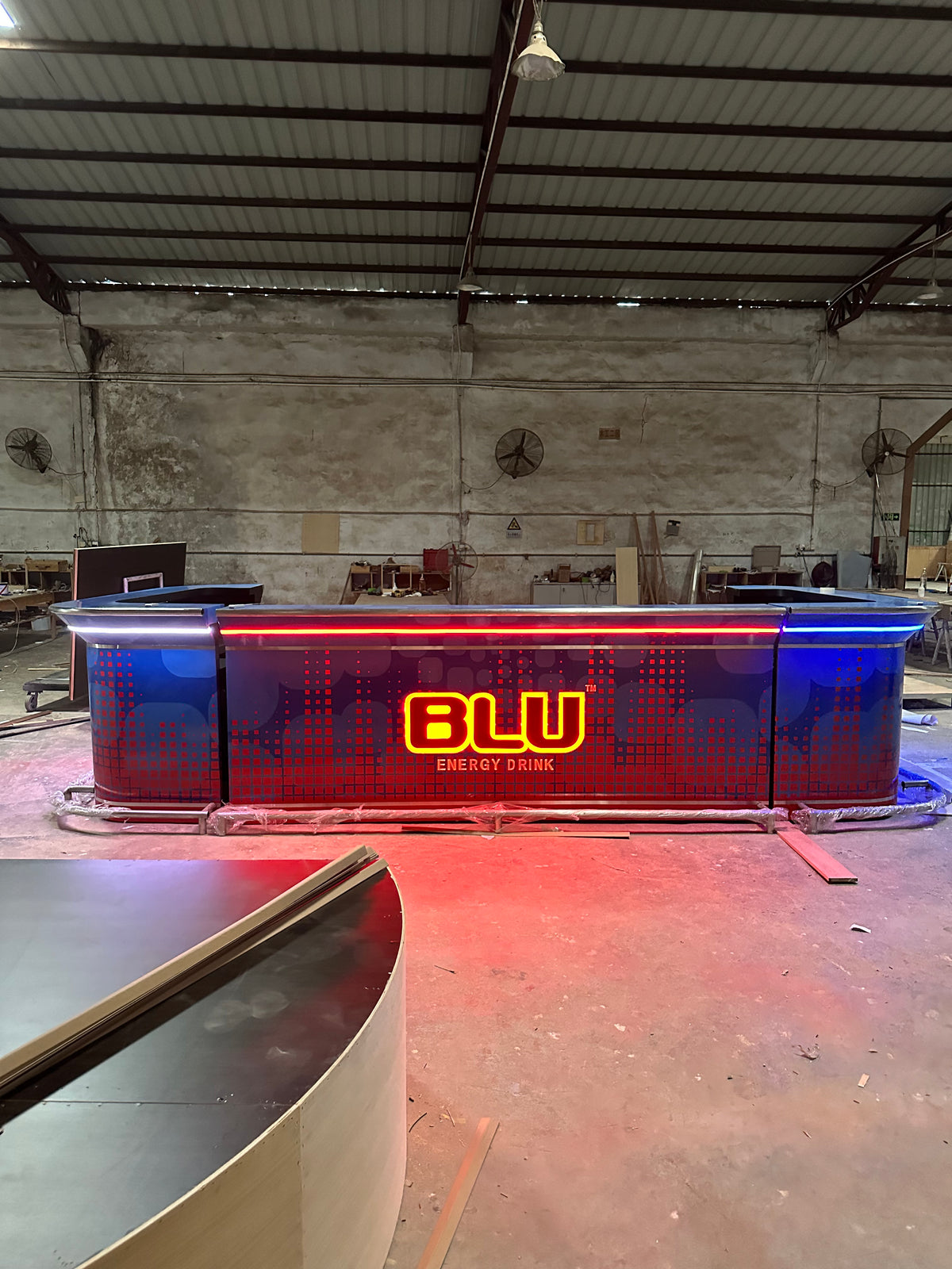 LED Multi-functional Color-Changing Ultra-Long Bar Counter